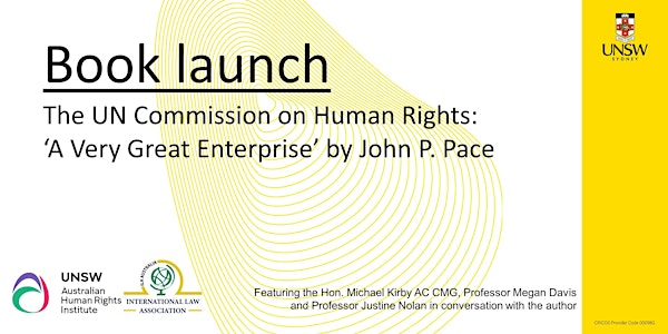 Book launch: The UN Commission on Human Rights ‘A Very Great Enterprise’