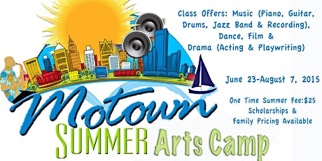 Fernando Pullum Community Arts Center "Motown Summer Arts Camp" primary image