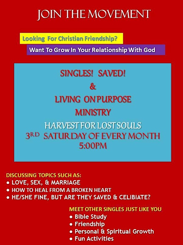 Single, Saved & On Purpose Ministry Social