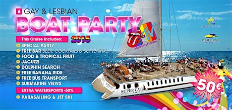 Gay Pride Boat Party Gran Canaria meeting at the Mtv Bar Saturday 16th May primary image