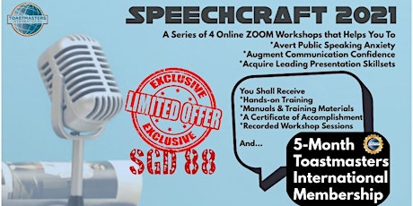 Join Our Speechcraft 2021(via Zoom)