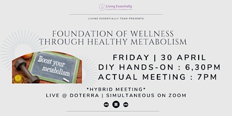 Foundation of Wellness Through Healthy Metabolism primary image