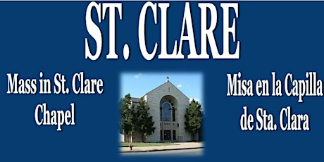 ST. CLARE -May 2, 2021 - MISA DOMINICAL/SUNDAY MASS primary image
