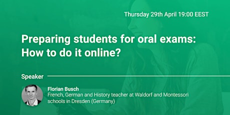 Preparing students for oral exams - How to do it online? primary image