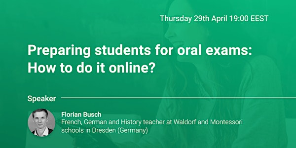 Preparing students for oral exams - How to do it online?