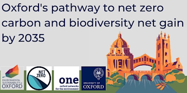 ONE Annual Lecture - Launch: Oxford's Environmental Sustainability Strategy