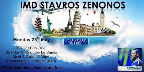 SYDNEY TRAVEL PARTY WITH IMD STAVROS ZENONOS primary image