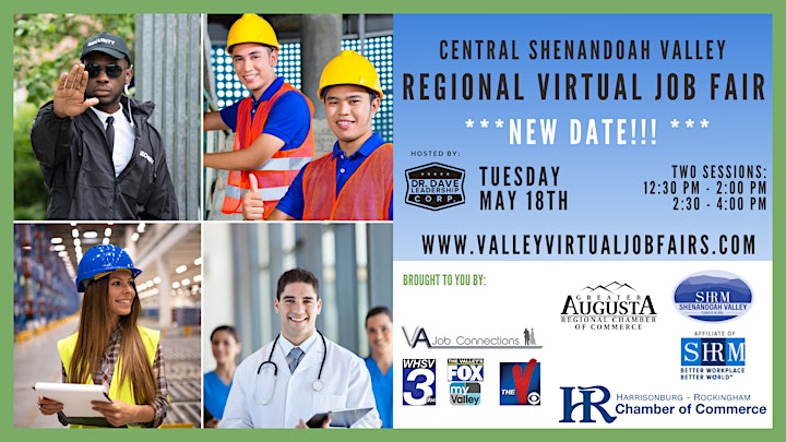Central Shenandoah Valley REGIONAL Virtual Job Fair (JOB SEEKERS) image