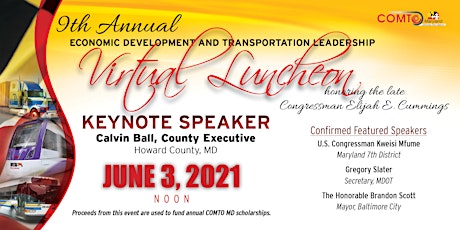 COMTO 9th Annual Economic and Transportation Leadership Luncheon primary image