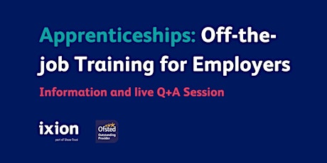 Apprenticeship off-the-job training for Employers: Info Session and Q+A
