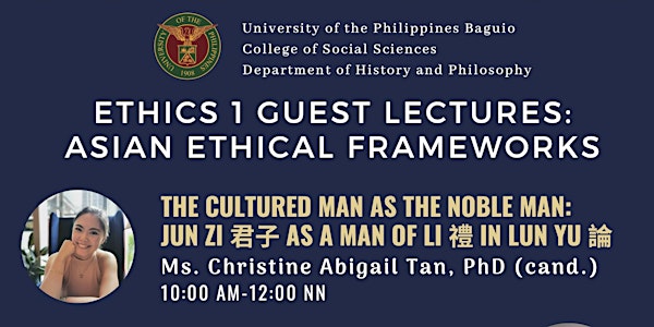 Ethics 1 Guest Lecture: "The Cultured Man as the Noble Man"