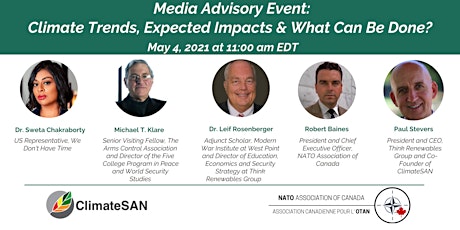 Media Advisory: Climate Trends,  Expected Impacts & What Can Be Done? primary image