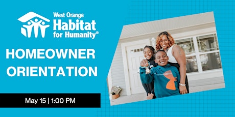 Imagen principal de Homeowner Orientation - West Orange Habitat for Humanity