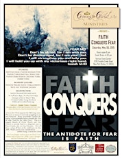 FEAR NOT:  Faith Conquers Fear primary image