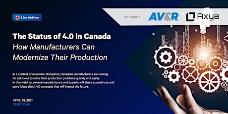 Status of 4.0 in Canada - How Manufacturers Can Modernize Their Production primary image