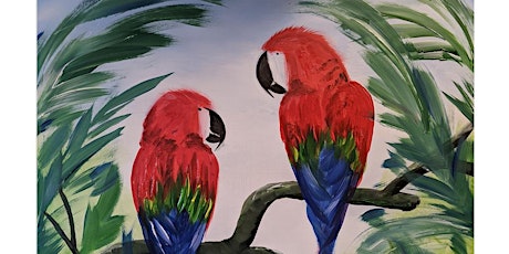 You Can Paint, ONLINE, live and friendly - Mr & Mrs Macaw primary image