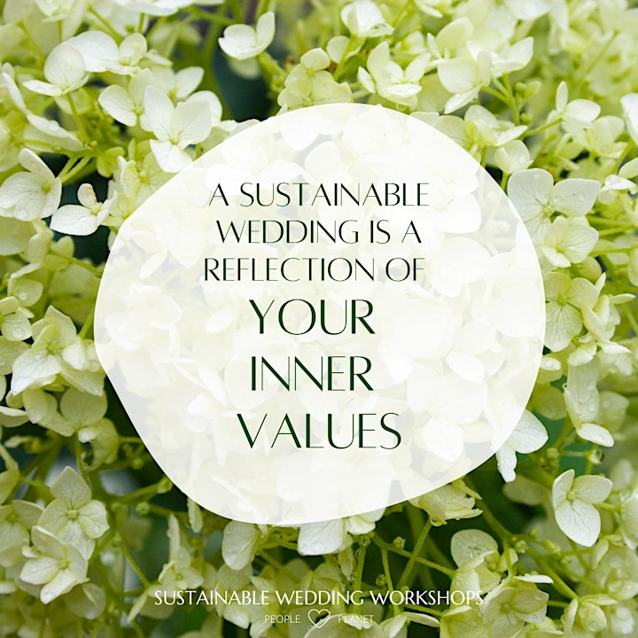 Plan Your Own Sustainable Wedding" Workshop image