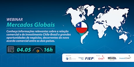 Imagem principal do evento Webinar Mercados Globais Chile