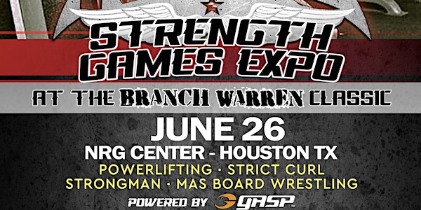 WRPF Presents: Strength Games Expo Powerlifting @ Branch Warren Classic