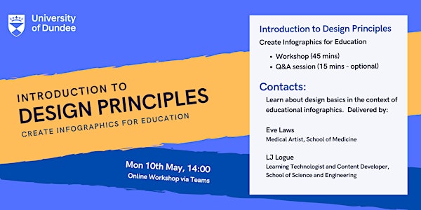 Infographic Series: Introduction to Design Principles (45 mins)