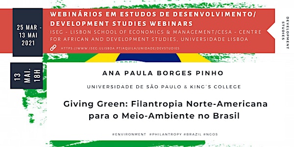 Giving Green: Filantropia Norte-Americana para o Meio-Ambiente no Brasil