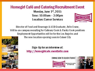 Homegirl Cafe and Catering Recruitment Event primary image