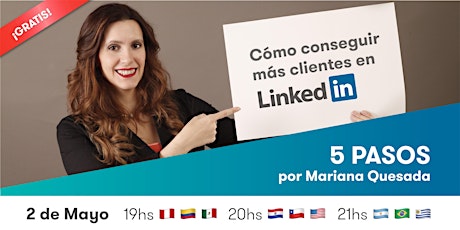 WEBINAR gratuito "Cómo conseguir más CLIENTES en LinkedIn"