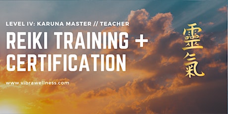 Karuna Reiki Master Training and Certification primary image