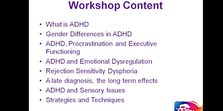 Imagem principal do evento ADHD- The Female Presentation- A Combined ADHD Adult