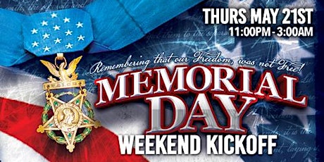 Memorial Day Weekend Kick-Off primary image