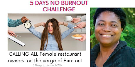 5 Days Keep Your Lamp Burning for Female Restaurant Owners primary image
