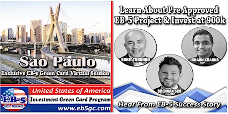 Sao Paulo EB-5 American Green Card Virtual Market Series tickets