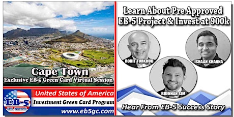 Cape Town EB-5 American Green Card Virtual Market Series tickets