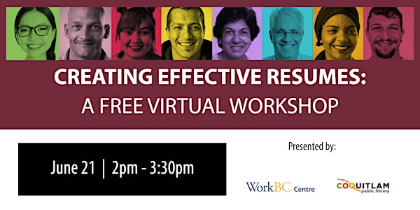 Creating Effective Resumes: A Free Virtual Workshop