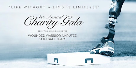 1st Annual Wounded Warrior Amputee Softball Team Charity Gala primary image