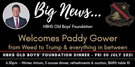 HBHS Old Boys' Foundation Dinner primary image