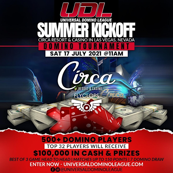 
		UDL Summer Kickoff Domino Tournament at the Circa Resort & Casino image
