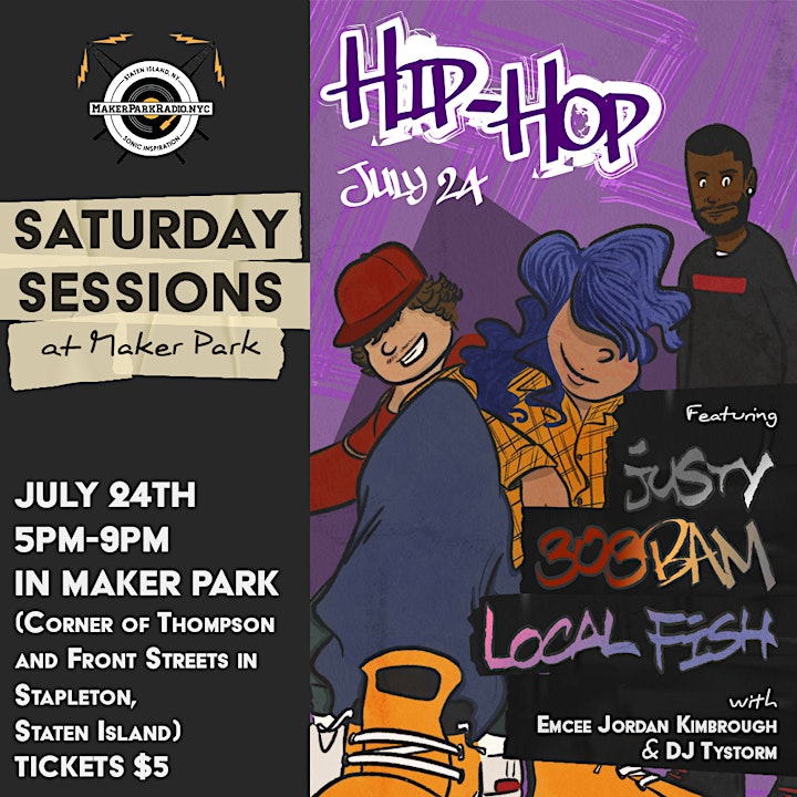 Saturday Sessions at Maker Park - Hip Hop image