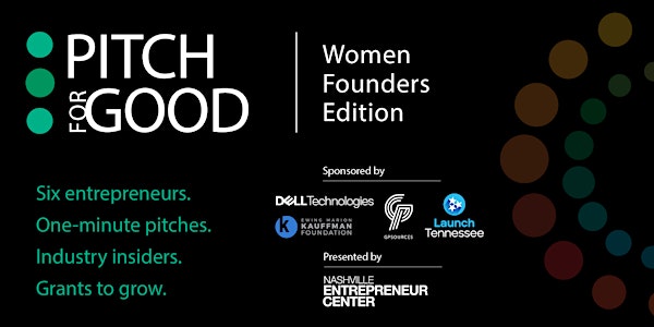 Pitch for Good 2021: Women Founders Edition
