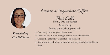 Create a Signature Offer that Sells primary image