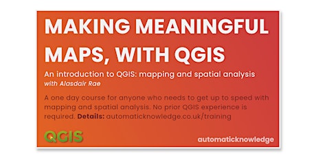 Making Meaningful Maps, with QGIS (Intro-level) primary image