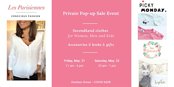 PRIVATE SALE secondhand clothes for WOMEN, MEN & KIDS