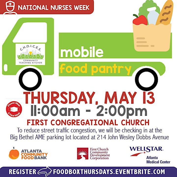 Mobile Food Pantry: Thursday, May 13th (11am - 2pm) image