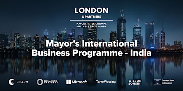 Mayor's International Business Programme India - June 2021