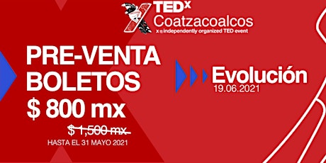 Imagen principal de TEDxCOATZACOALCOS EVOLUCIÓN