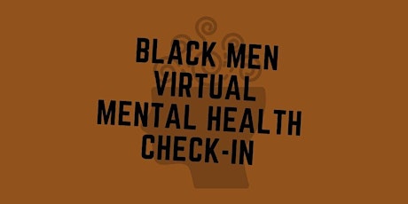 Black men's mental health Check-in primary image