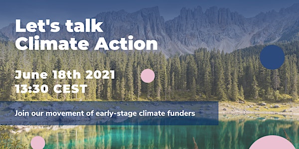 Climate Action Programme – Information Session