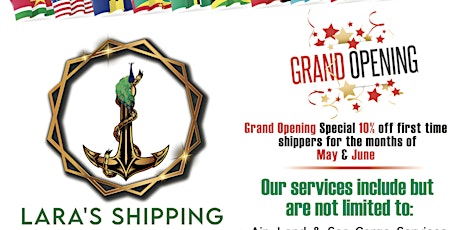Lara's Shipping Grand Opening primary image
