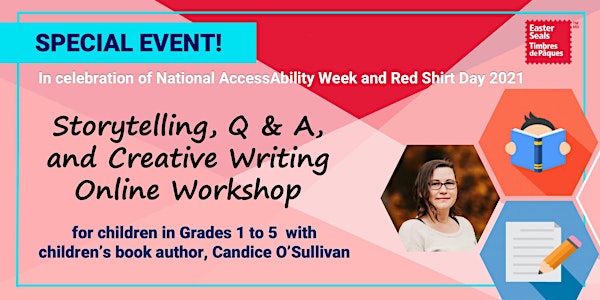 Storytelling, Q & A, and Creative Writing Online Workshop – Grades 3-5