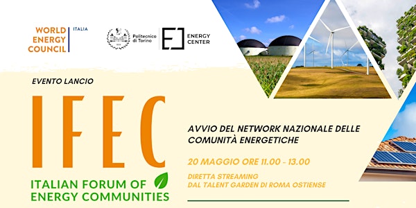 Evento lancio IFEC -  Italian Forum of Energy Communities